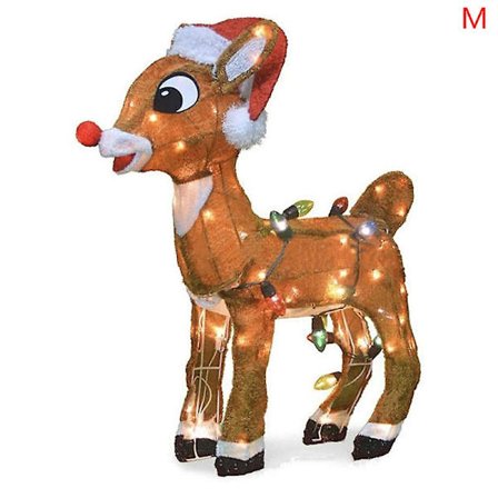 Juldekorationer Utomhus Ljussatta Djur, hund, rådjur, jultomte utomhus