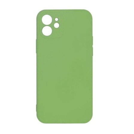 Apple iPhone 12 Mini Soft Silicone Case Matcha Green with Camera Cover High Quality