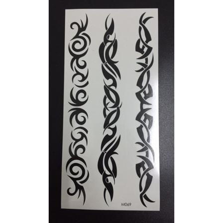 Tillfällig Tatuering 19 X 9cm - Tribaler Armband