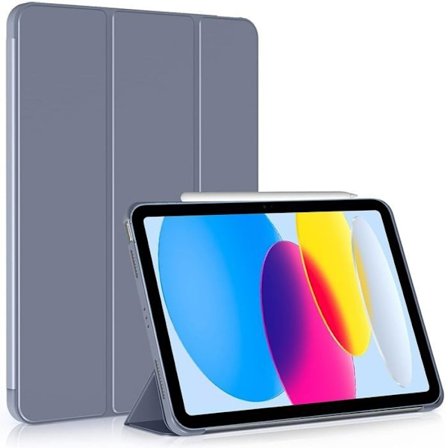 iPad-fodral - A16 - 10:e Generation - Stötskydd - Automatisk Sömnbelysning - Lila