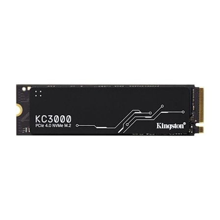 Ssd, Kingston, kc3000 (1tb, m.2, nvme, 3d tlc, skrivhastighet 6000 mbyte/sek, läshastighet 7000 mbyte/sek, tbw 800 tb)