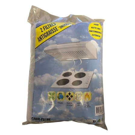 Vaskbart fedtfilter 114x47cm