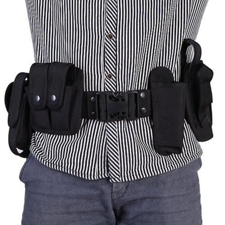 Taktisk Politi Sikkerhetsvakt Utstyr Duty Utility Kit Belte med Vesker System Hylster Utendørs T