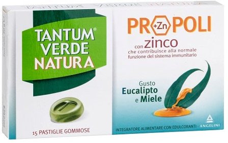 Tantum Verde Natura Propoli Eucalipto E Miele Con Zinco 15
