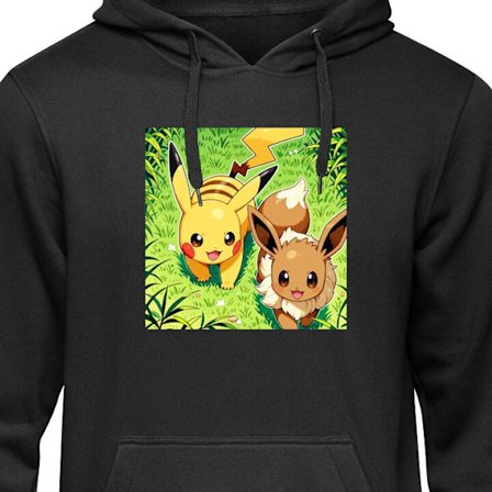 Børne hoodie Monsterfigur inspirerad av Pokémon anime style