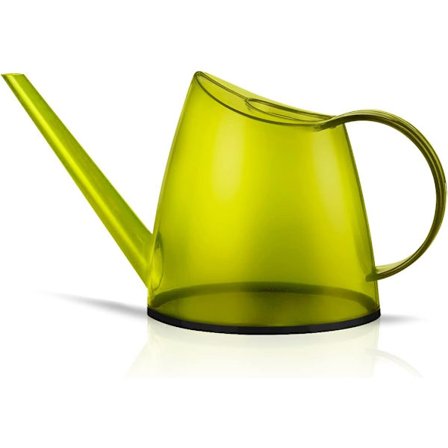 Indendørs vandkande til indendørs bonsai-planter, haveblomster, lang tud, 1,4 l, 1/3 gallon, lille moderne (limegrøn)