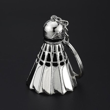 Badminton Racket / Shuttlecock Pendants Keychain Sports Gift Accessory