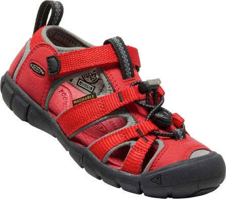 Keen Footwear Kids Seacamp II Cnx Racing Red-Gargoyle