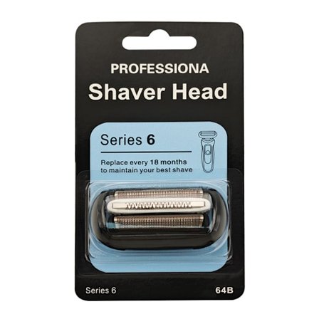 Vaihtopäät Braun Series 6 -sähköparranajokoneisiin, helposti asennettavat ajopäät, yhteensopivat uuden sukupolven Series 6 -parranajokoneiden kanssa, 