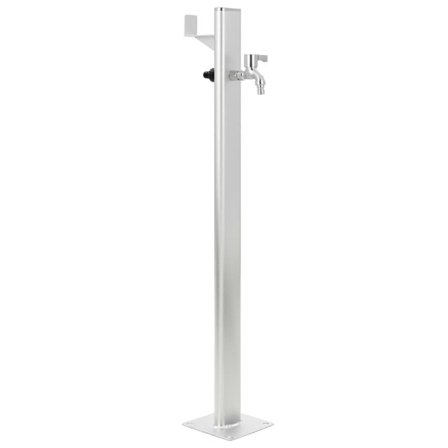 vidaXL Vattenpost för trädgården 95 cm aluminium