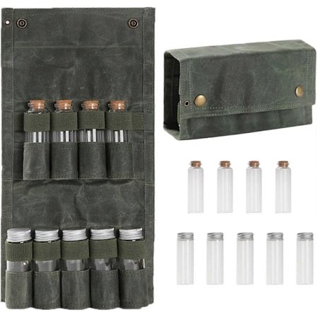 Kannettava maustepurkki säilytyspussilla, ulkoiluun tarkoitettu maustepakkaus, matka-mausteteline, ruoan maustepullo, suola-/sokeriteline, 