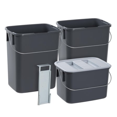 Nordiska Plast 81270008 Källsorteringssats 2x12 l, 1x7 l, Förvaring