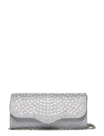 Sparkling Clutch Bags Clutches Sølv Pipol's Bazaar*Betinget Tilbud
