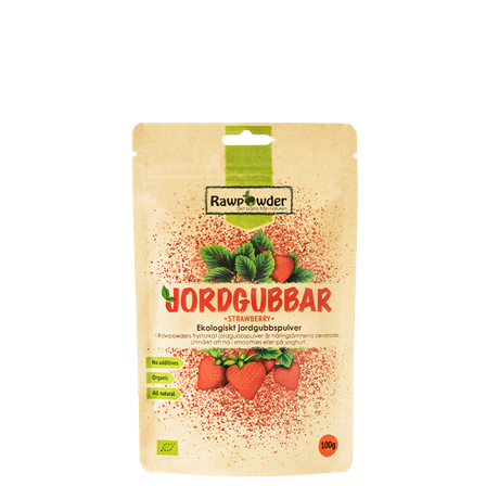 Rawpowder Ekologiskt Jordgubbspulver 100 g