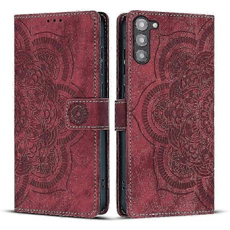 Frostat Läderfodral för Mandala Emed Retro Telefon