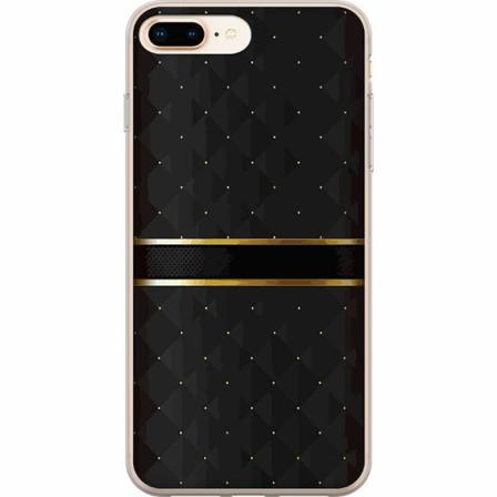 Apple Iphone 7 Plus Mjukt Skal - Golden Stripes