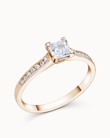 Marianne Laboratoriedyrked Diamanthalskæde 18K Hvidguld Laboratoriedyrked Diamant 0.50 Carat - smykker fra Vanbruun