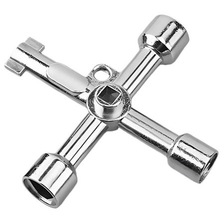 Monitoiminen 4-suuntainen kolmioavain kannettava kolmioavaintyökalu junan sähköhissiin ammattikäyttöön