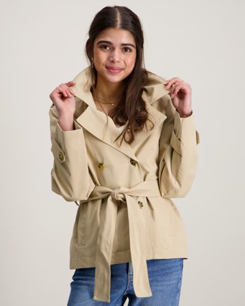 RYVLS Sthlm Belted Trench Beige Jassen Meisjes - Kids Brand Store