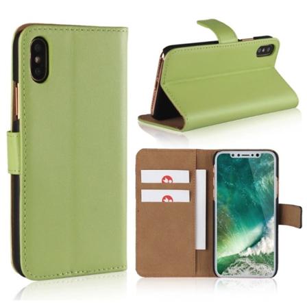 ClassT Fodral för iPhone X/XS (Läder) Grön