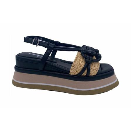 Jeannot, Flat Sandals Zwart, Dames, Maat:40 EU