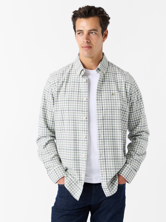 Jean Paul - Dupont skjorte - Regular fit - Herre - Grønn - Skjorter - L