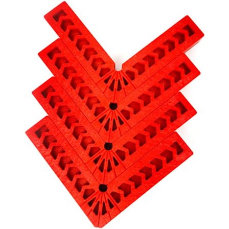 90 asteen kulma- ja paikannusneliöt, suorakulmainen puristin, neliöpuristin