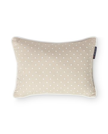 Lexington Prickad kudde i beige linneblandning, 30x40