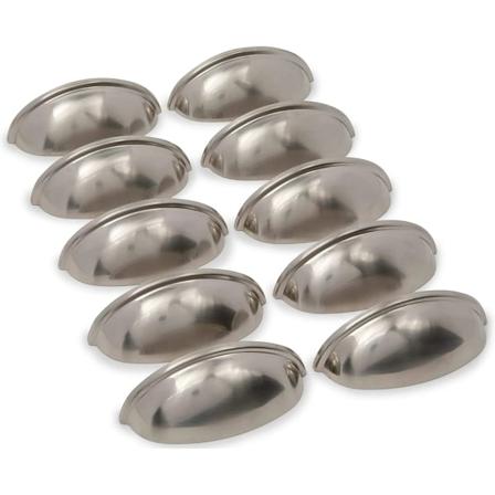10 stk. sæt 80 * 23 * 30mm satin nikkel kopgreb - fashion