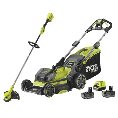 Ryobi RY18LMX40B+RY18LTX33A Trädgårdspaket, Trädgårdsmaskiner