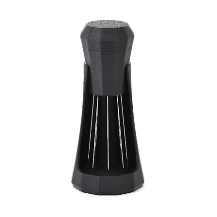 Kaffeutstyr med base, kaffenål og kaffefrigiver