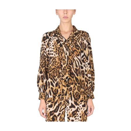 Moschino - Skjortor - Brun - Dam - Storlek: 2xs, Dam, Storlek: 2XS