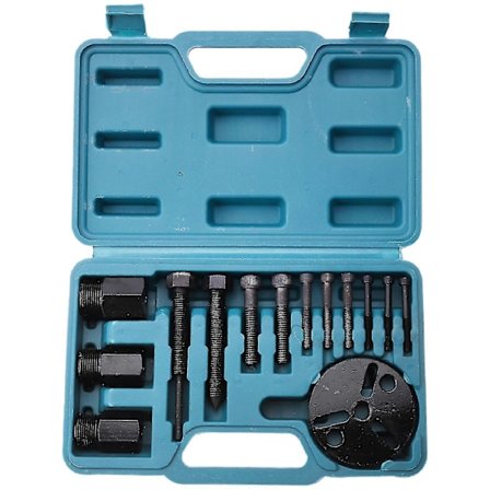 14 Delar A/C Kompressor Koppling Borttagare A/C Avdragare Installatör Luftkonditioneringsverktyg Kit Bilreparation