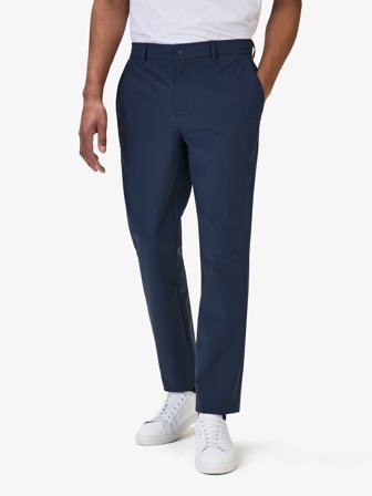 John Henric Men's Dunkelblaue Travel Trousers Size 46