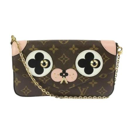Louis Vuitton Vintage Pre-owned Canvas louis-vuitton-Tass , Bruin , Dames , Maat: ONE Size Vintage Tassen
