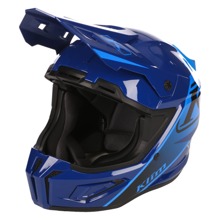 Lasten Adventure-kypärä Klim T1 Freeride ECE Moottorikelkka Descent Nightfall Blue S