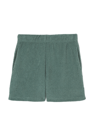 RIKIKI Shorts i frotté HANNES Grön 122/128