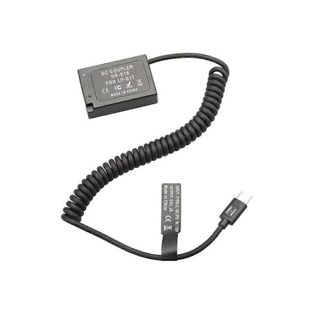 Hot -E18 LP-E17 -E18 Dummy Batteri Kamera Adapter til 850D 800D 760D 750D 77D T6I T6S T7I X9I RP