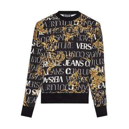 Versace Jeans Couture Sweatshirt with logo Sort, Herre