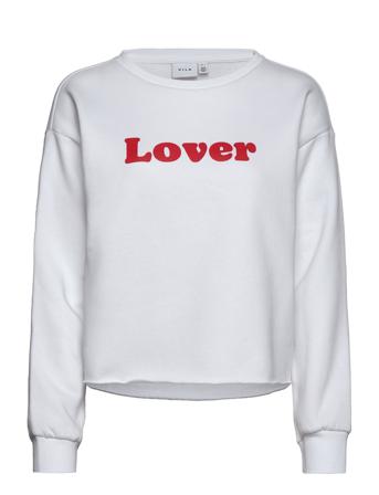 Vilover L/S Sweat White Vila