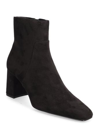 Nilo Shoes Boots Ankle Boots Ankle Boot - Heel Svart Mango