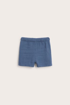 Kappahl | Shorts i musselin Blå 68 | Blå