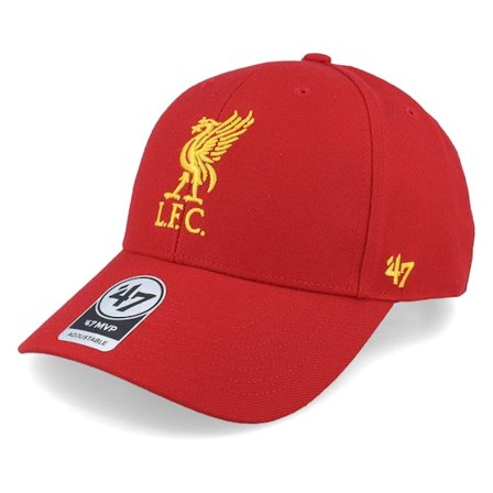 47 Brand - Football Rød adjustable Kasket - Liverpool FC Mvp Red Adjustable @ Hatstore