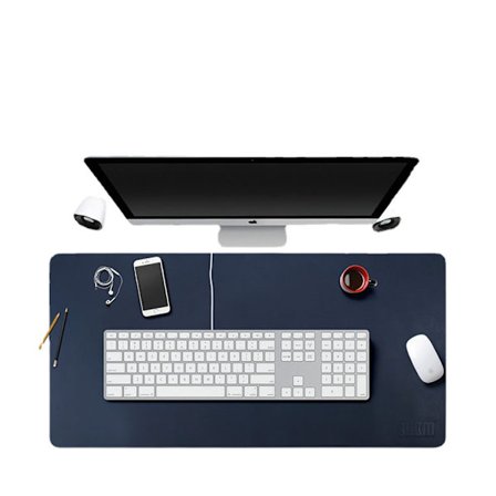 Musemåtte 31,5" x 15,7" Stor Skrivebordsunderlag PU Læder Skrivebordsunderlag Beskyttelse