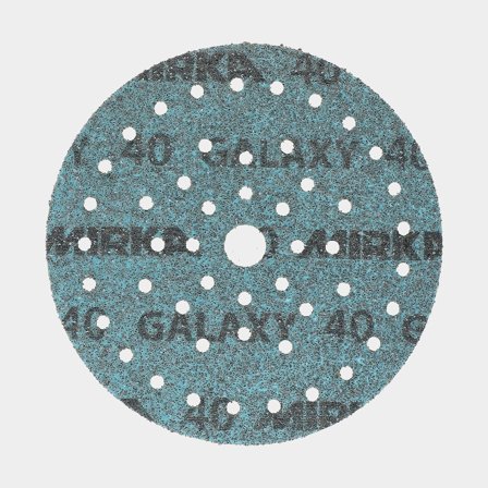 Disques abrasifs Mirka Galaxy, Ø150 mm Grip Multifit, P500, 100-pack
