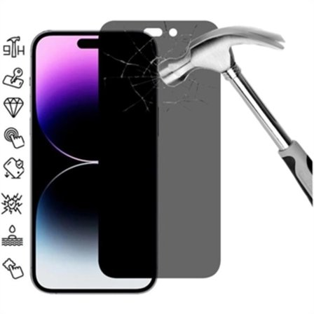 iPhone 16 Pro Max Privacy Härdat Glas Skärmskydd