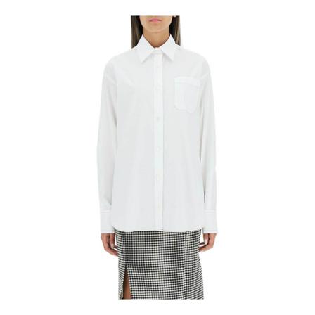Marni Shirt With Contrasting Stitching Hvid, Dame Skjorter