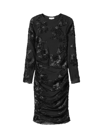 Noella Lavinia L/s Dress - Black Klänningar Dam Svart M