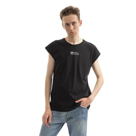 Alpha Industries, Koszulka Organics EMB Sleeveless 118531 649 Czarny, Mężczyzna, Rozmiar: S