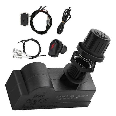 G350-0017-W1 Sytytin sopii Charbroil 2 polttimen grillin sytyttimen korjaussarjaan, elektroninen sytytysmoduuli (FMY) Black
